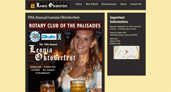 Desktop Screenshot of leoniaoktoberfest.com